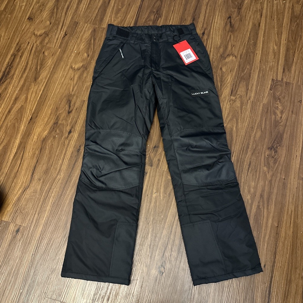 Lucky Bums Adult Snow Pants Black #156 Small New With Tags